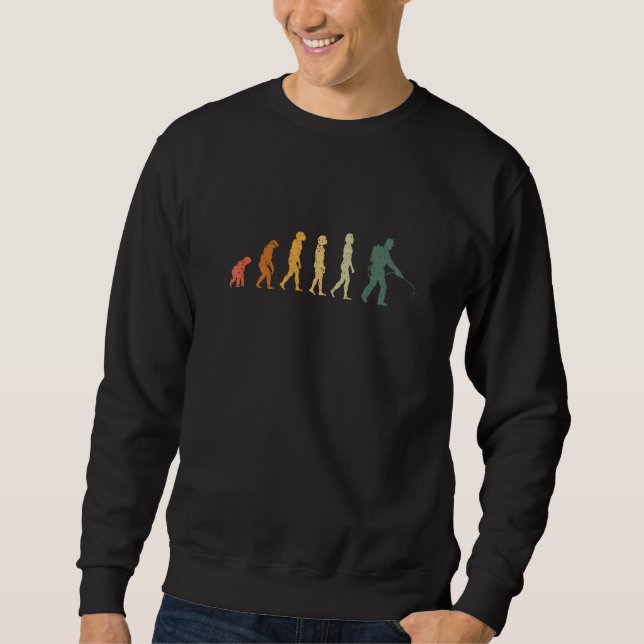 Schädlingsbekämpfer Evolution Insektenjagd Schädli Sweatshirt (Vorderseite)