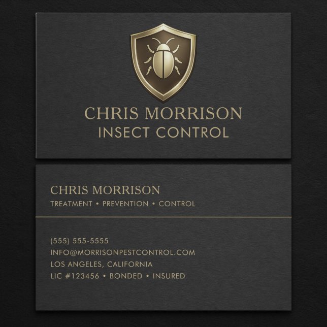 Schaedlingsbekaempfungs-Geschäftskarte Visitenkarte (Von Creator hochgeladen)