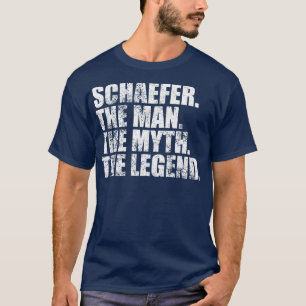 SchaeferSchäfer Familienname Schaefer Nachname Sc T-Shirt