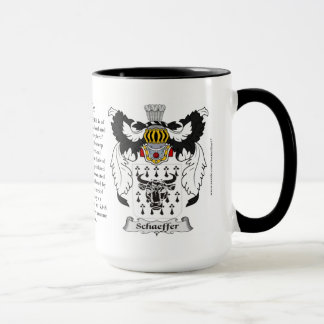 Schaeffer Familien-Wappen Tasse