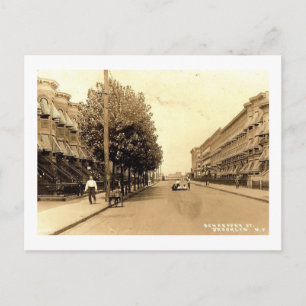 Schaeffer St., Brooklyn, New York Vintage Postkarte