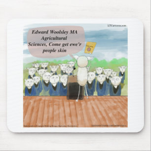 Schaf-Abschluss-Tag Lustig Mousepad