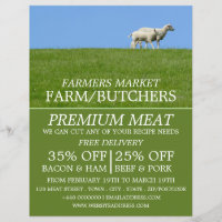 Schaf auf Gras, Bauer & Butcher Werbung