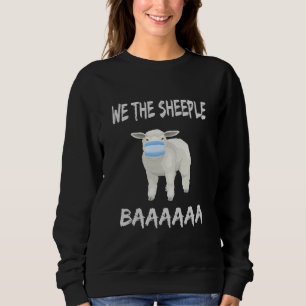 Schaf der Gesichtsmaske Schafe mit Gesichtsmaske Sweatshirt