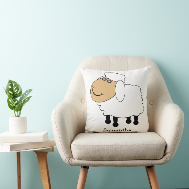 Schaf Design Personalisiert Kissen (Stuhl )