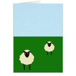 Schaf-Gruß-Karte