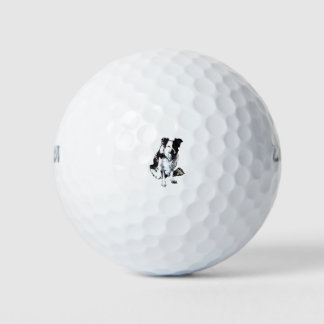 Schaf-Hund Golfball