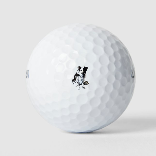 Schaf-Hund Golfball (Vorderseite)