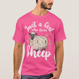 Schaf nur ein Mädchen, das Schaf Liebe T-Shirt