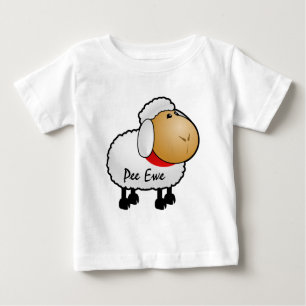 Schaf-Pipi-Mutterschaf-Shirt Baby T-shirt