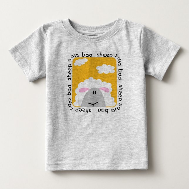Schaf sagt Blöken-T - Shirts und Geschenke (Vorderseite)