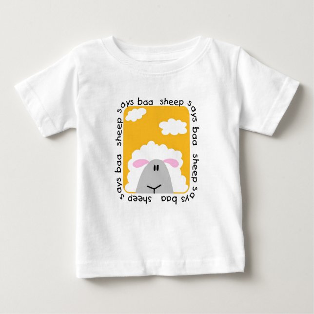 Schaf sagt Blöken-T-Shirts und Geschenke Baby T-shirt (Vorderseite)