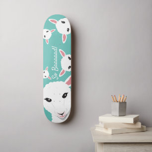 Schaf so schlecht Aquamarine Tierpuppe Illustratio Skateboard