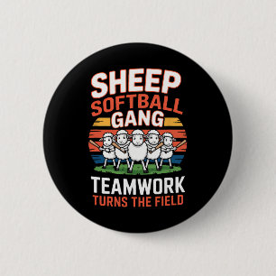 Schaf Softll Gang Teamarbeit verwandelt das Feld i Button