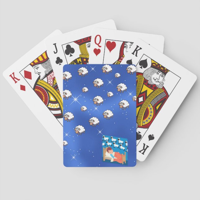 Schaf Spielkarten-Deck Spielkarten (Rückseite)
