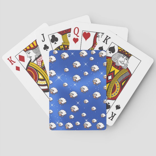 Schaf Spielkarten-Deck Spielkarten (Rückseite)