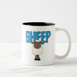 Schaf T-Shirts und Geschenke Zweifarbige Tasse