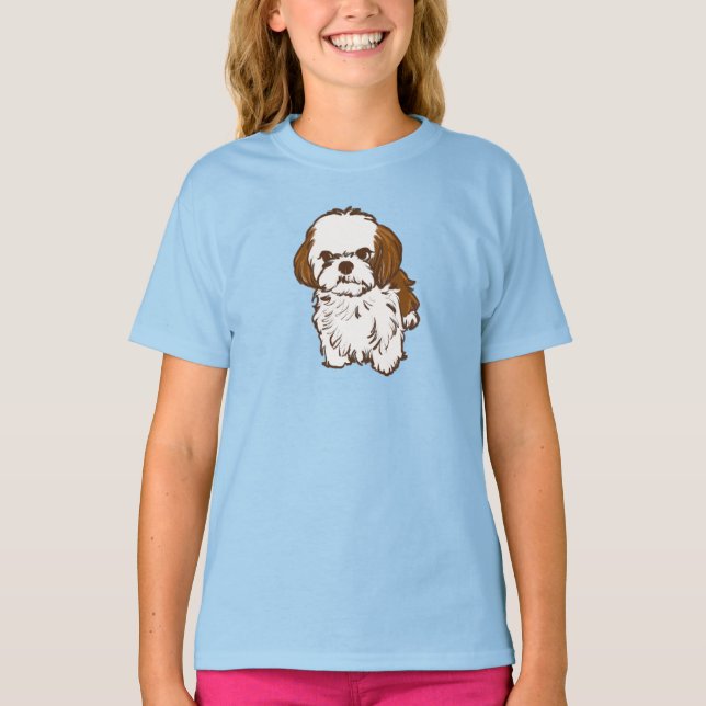 Schaf-Tz-Hund T-Shirt (Vorderseite)