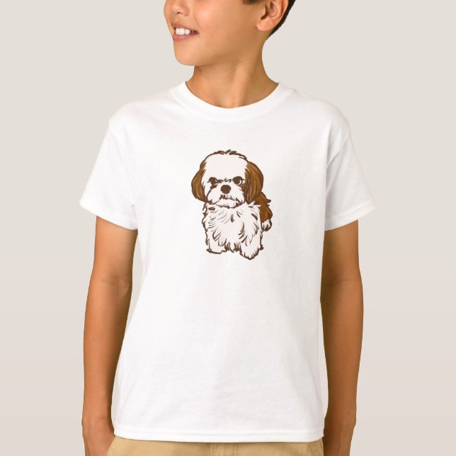 Schaf-Tz-Hund T-Shirt (Vorderseite)