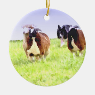 Schaf- und Grenzkolonie Keramikornament