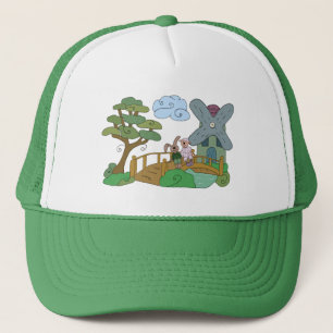 Schaf und Hase am See Truckerkappe