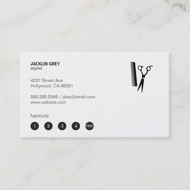 Schaf- und Kammkarton (Lochkarte 5) Treuekarte (Vorderseite)