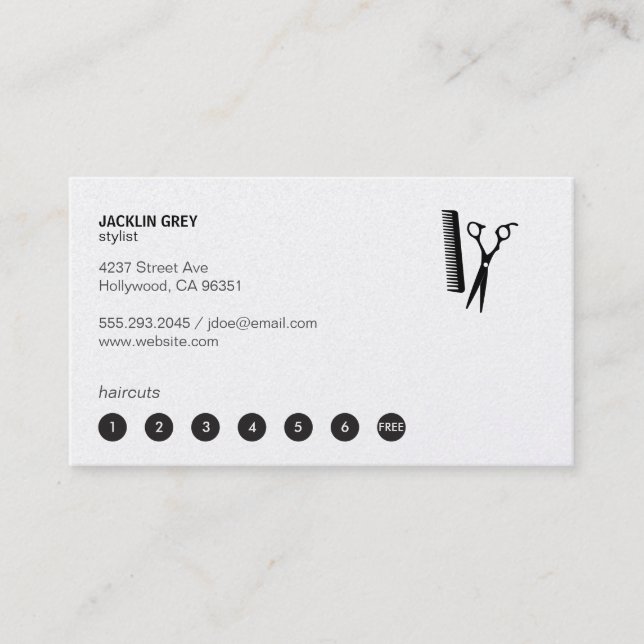 Schaf- und Kammkarton (Lochkarte 7) Treuekarte (Vorderseite)