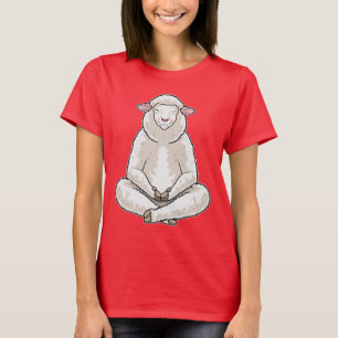Schaf Yoga Fitness Meditation T-Shirt