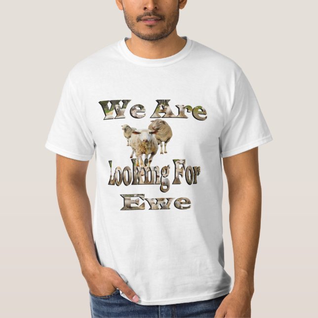 Schafe auf der Suche nach Ewe, T-Shirt (Vorderseite)