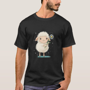 Schafe auf der Wiese halten einen Löwenzahn für Ju T-Shirt
