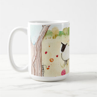 Schafe auf der Wiese Kaffeetasse