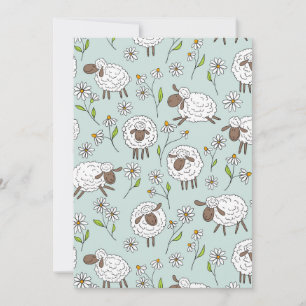 Schafe auf Meerglas blau zählen