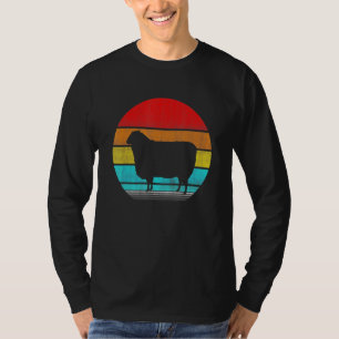 Schafe Bauer Retro Vintage Landtiere T-Shirt