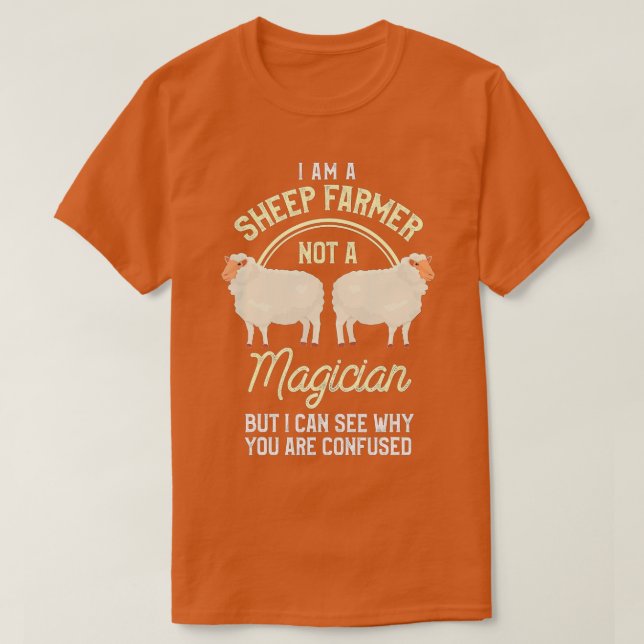 Schafe Bauer Shirt Funny Sheep Lover Farm Schafe (Design vorne)