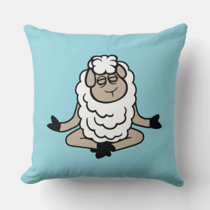 Schafe Entspannt Friedliche Yoga-Lotus-Meditation Kissen