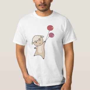 Schafe fliegen mit Balloons fliegende Tiere T-Shirt