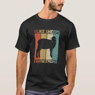 Schafe Für Kinder Männer Frauen Tier Schafe Vintag T-Shirt