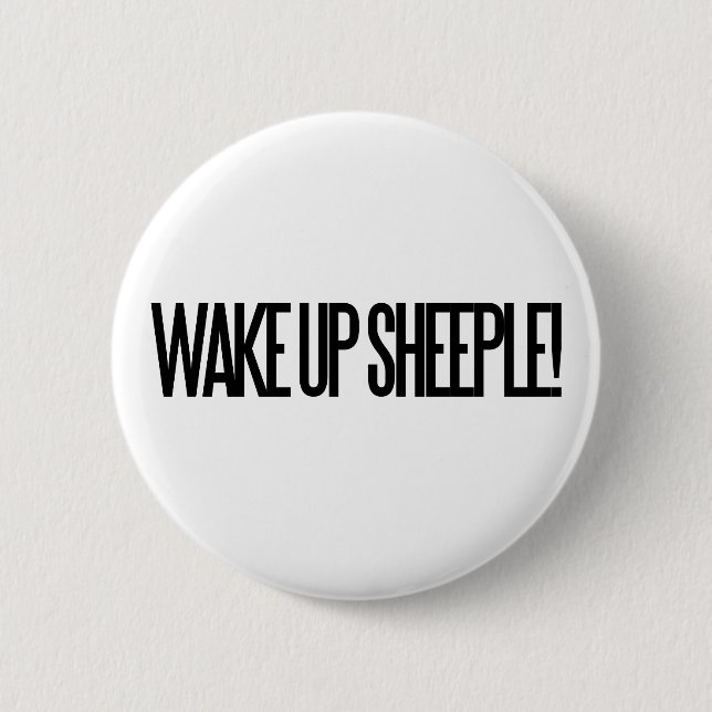 Schafe geweckt button (Vorderseite)