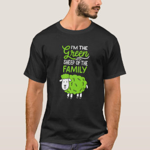 Schafe ich bin das grüne Schaf der Familie T-Shirt