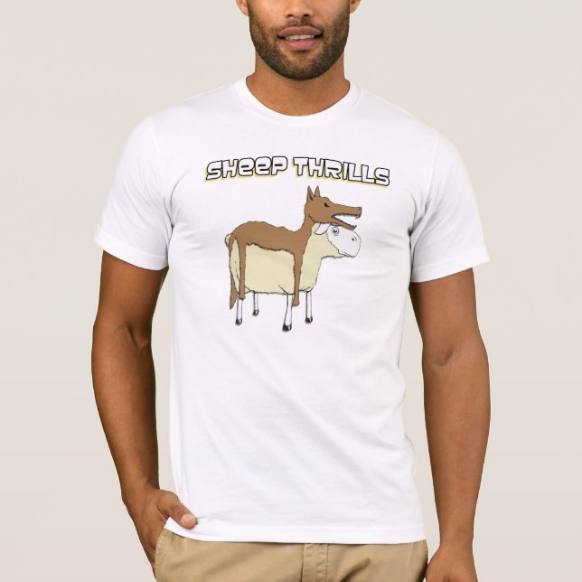 Schafe in die Kleidungs-Shirt 1 des Wolfs T-Shirt (Vorderseite)