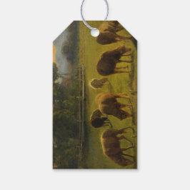 Schafe in einer ländlichen Umgebung (von Rosa Bonh Geschenkanhänger