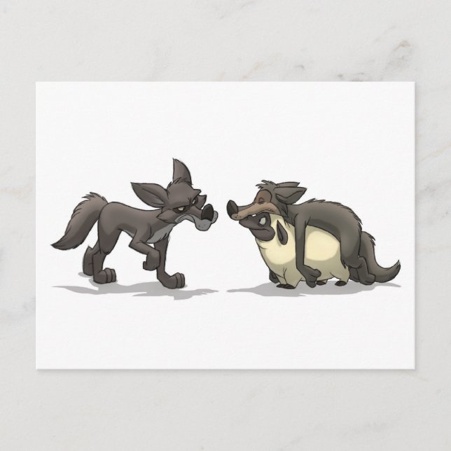 "Schafe in Wolfs Kleidung" Postkarte (Vorderseite)