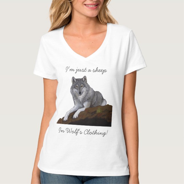 Schafe in Wolfs Kleidung T-Shirt (Vorderseite)