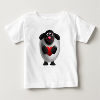 Schafe mit Herz Baby T-shirt