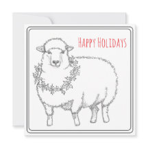 Schafe mit Stechpalme