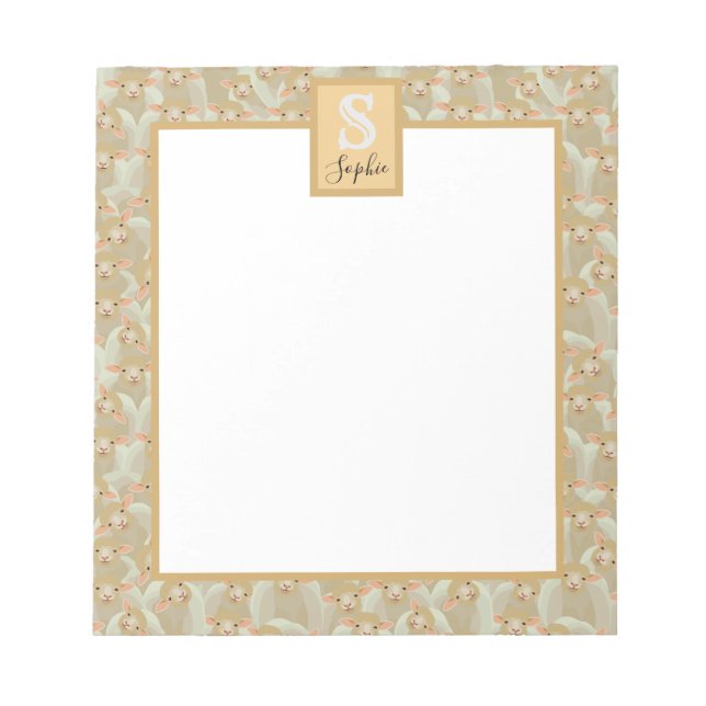 Schafe Notizblock (Vorderseite)