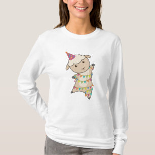 Schafe Pennant Garland Party Schafe Süße Tiere T-Shirt