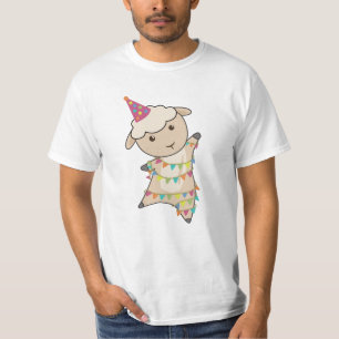 Schafe Pennant Garland Party Schafe Süße Tiere T-Shirt