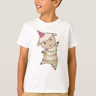 Schafe Pennant Garland Party Schafe Süße Tiere T-Shirt