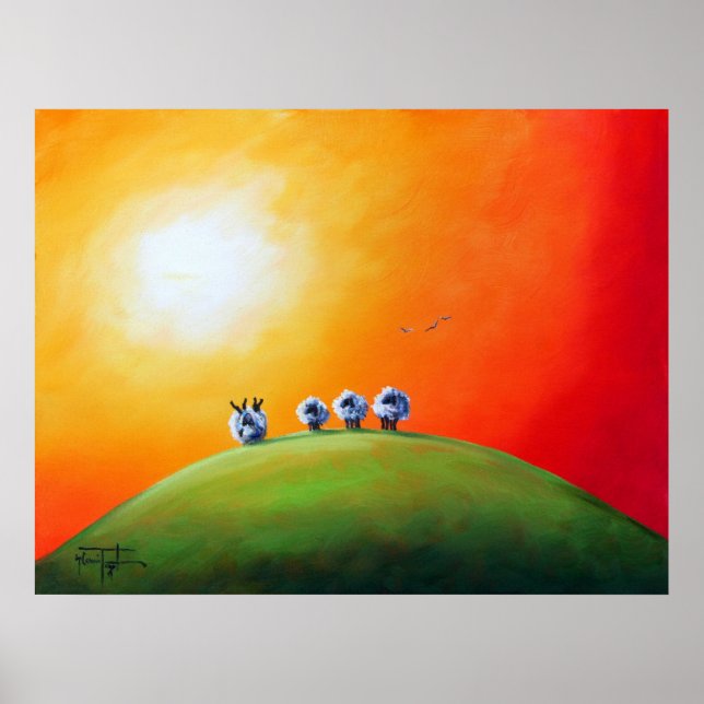 Schafe Poster (Vorne)